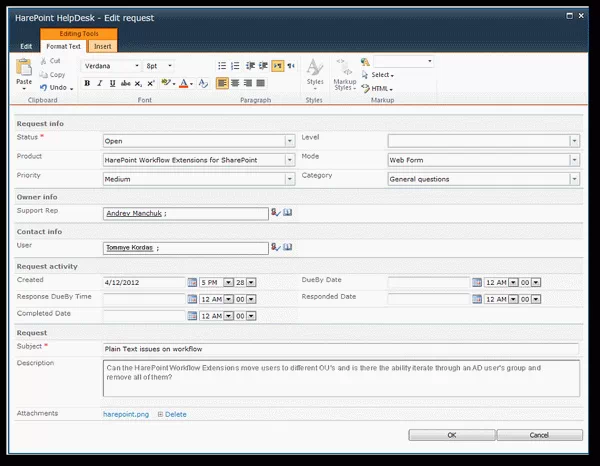 HarePoint HelpDesk for SharePoint Crack Plus License Key