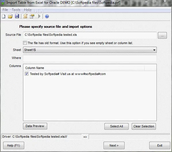 Import Table from Excel for Oracle Crack + Serial Number Download