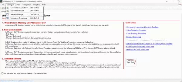 In-Memory OLTP Simulator Crack + Activation Code Updated