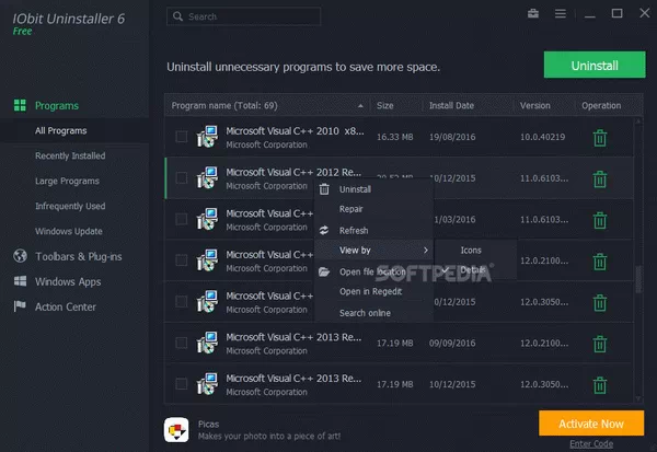 IObit Uninstaller Portable Crack + Keygen Download 2025