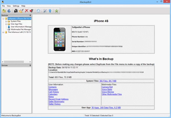 iBackupBot Crack + Serial Key Download 2025