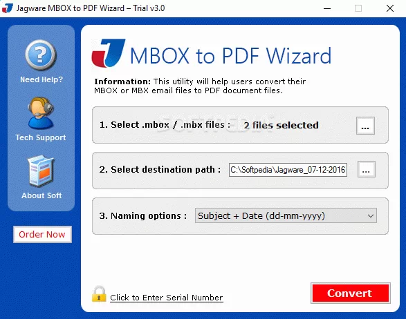 Jagware MBOX to PDF Wizard Crack + Keygen