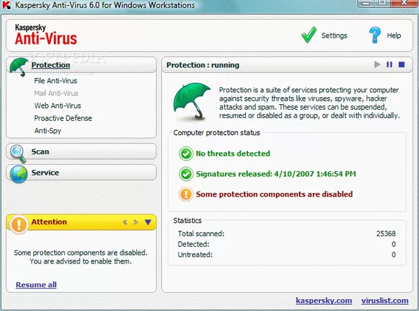 Kaspersky Anti-Virus Personal Pro Activator Full Version