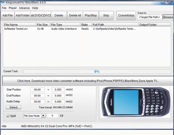 KingConvert For BlackBerry Crack + Keygen Download 2025