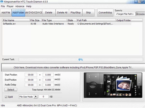 KingConvert For HTC Touch Diamond Crack + Activator Download 2025