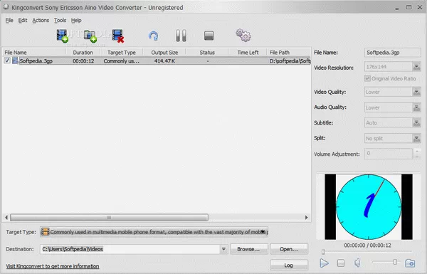 KingConvert Sony Ericsson Aino Video Converter Crack + License Key