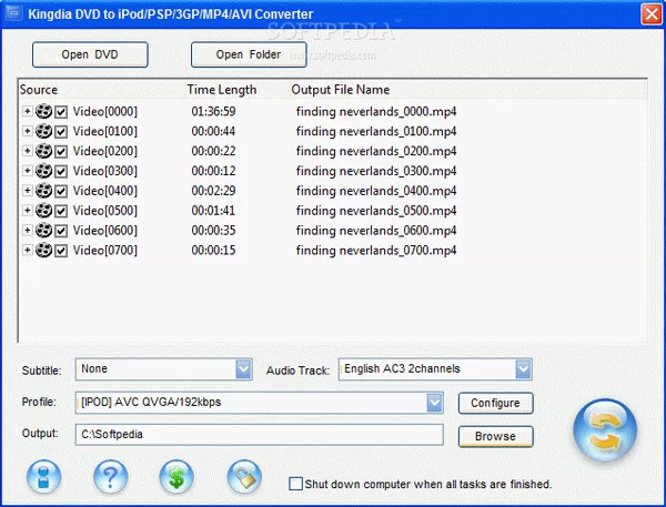 Kingdia DVD to iPod / PSP / 3GP / MP4 / AVI Converter Crack With Activation Code 2025