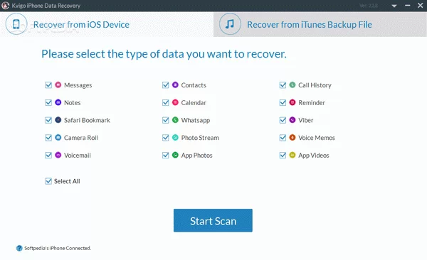 Kvigo iPhone Data Recovery Activation Code Full Version