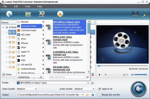 Leawo Total DVD Converter Standard Crack With Serial Key Latest