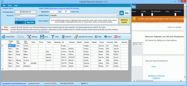 LinkedIn Recruiter Extractor Crack + Activation Code Download 2025