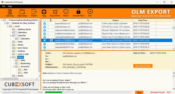 MailsMagic OLM to PDF Keygen Full Version