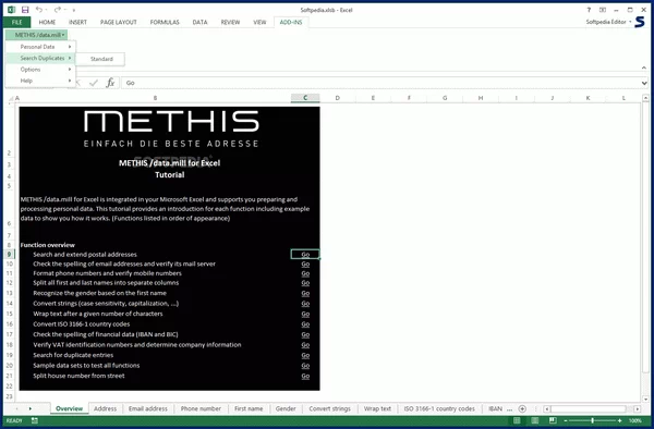 Methis Data.mill for Excel Activation Code Full Version