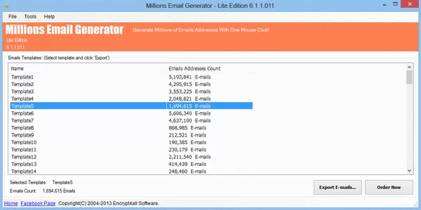 Millions Email Generator Lite Edition Crack With Keygen 2025