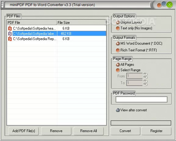 MiniPDF PDF To Word Converter Crack With License Key Latest 2025