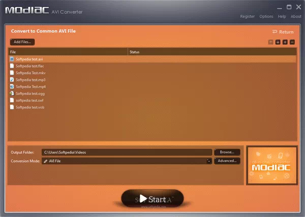 Modiac AVI Converter Crack With Serial Key