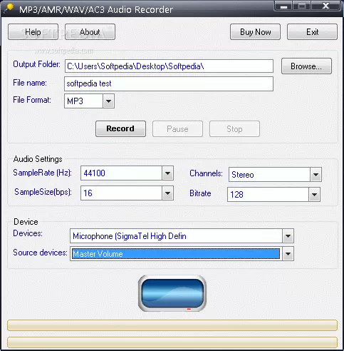 MP3 / AMR / WAV / AC3 Audio Recorder Crack With Serial Number Latest