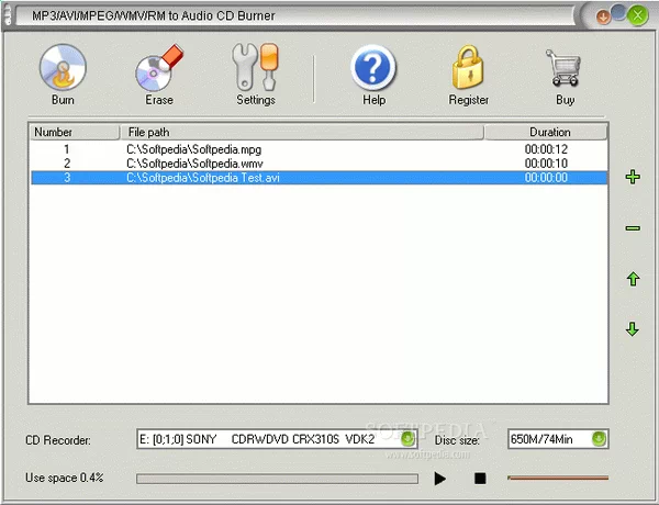 MP3 / AVI / MPEG / WMV / RM to Audio CD Burner Crack With License Key Latest 2025