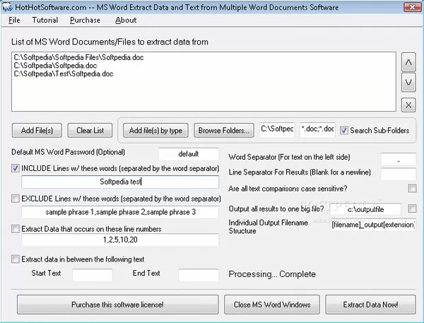 MS Word Extract Data and Text from Multiple Word Documents Crack With Serial Key 2025