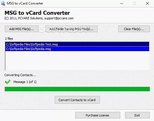 MSG to vCard Converter Crack + Keygen (Updated)