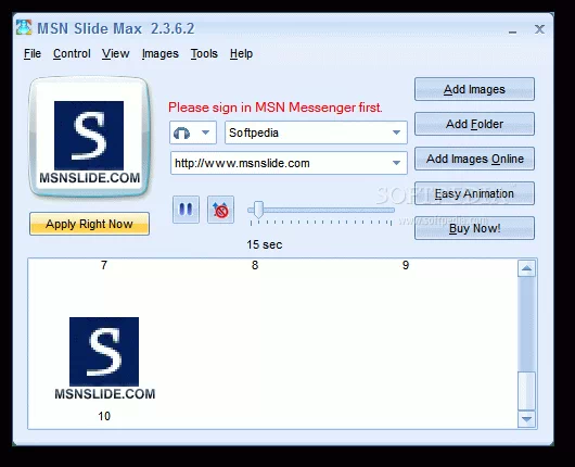 MSN Slide Max Crack & Serial Key