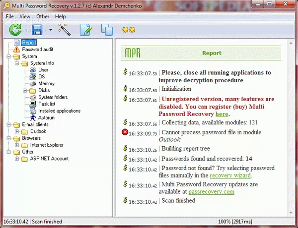 Multi Password Recovery Crack With License Key Latest