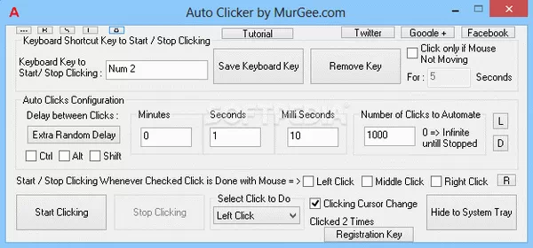 Auto Clicker Serial Key Full Version