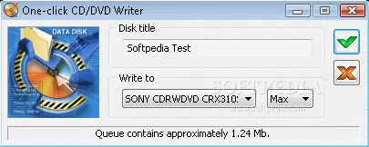 One-click CD / DVD Writer Crack + Serial Key Download