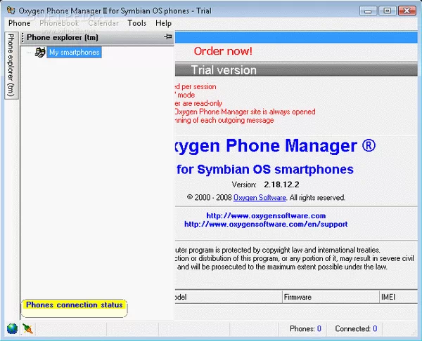 Oxygen Phone Manager for Symbian phones Crack Plus Keygen