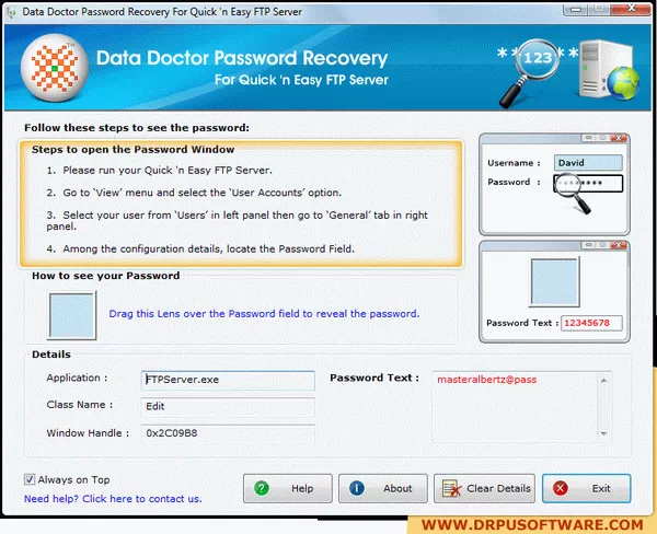 Password Recovery Software For Quick 'n Easy FTP Server Crack With Keygen 2025