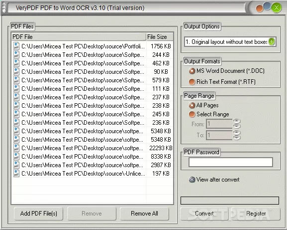 VeryPDF PDF to Word OCR Converter Crack With Keygen Latest