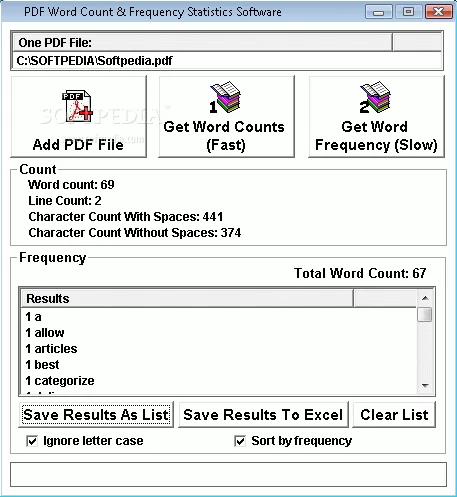 PDF Word Count & Frequency Statistics Software Crack + Activation Code