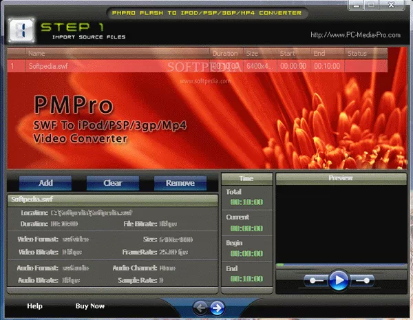 PMPro Flash to iPod/PSP/3gp/Mp4 Converter Crack + License Key Download