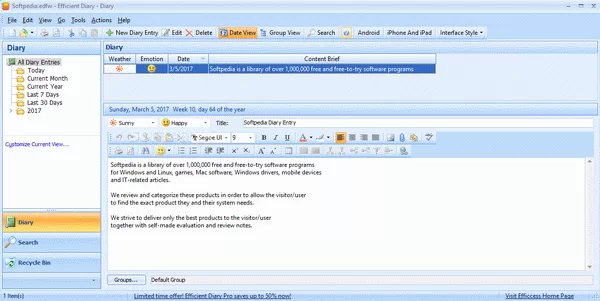Portable Efficient Diary Crack With License Key
