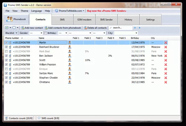 Promo SMS Sender Crack With Serial Key