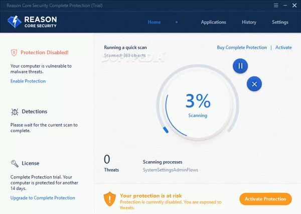 Reason Core Security Activator Full Version
