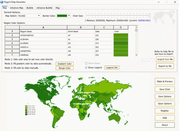 Region Map Generator Crack + Serial Number Updated