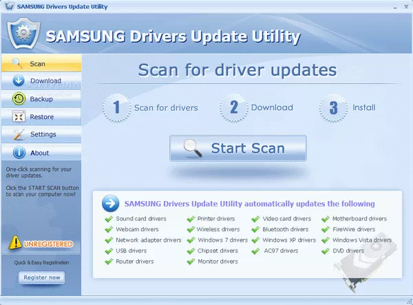 SAMSUNG Drivers Update Utility Crack With License Key
