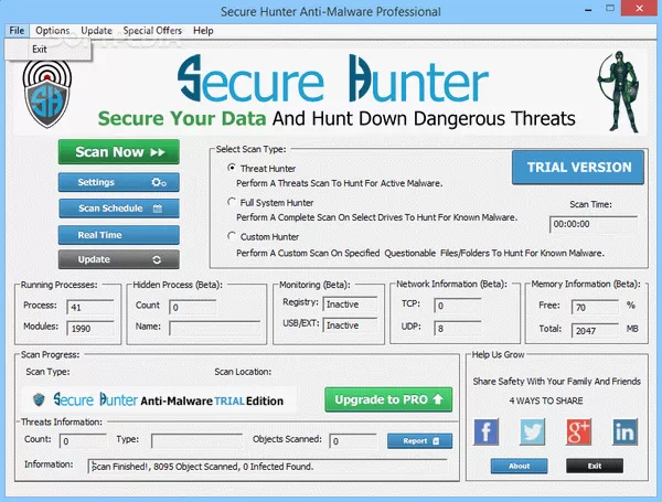 Secure Hunter Anti-Malware Professional Crack With Serial Number Latest 2025