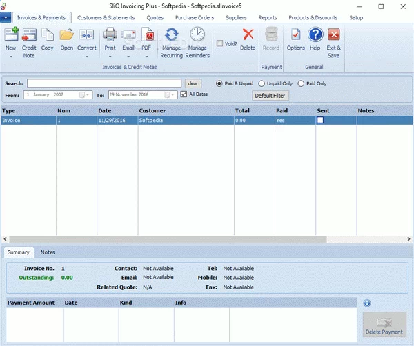 SliQ Invoicing Plus Crack & Activation Code