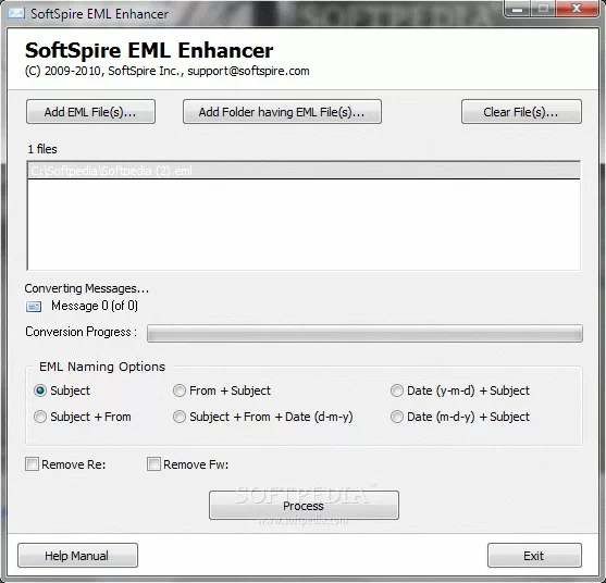 SoftSpire EML Enhancer Activation Code Full Version