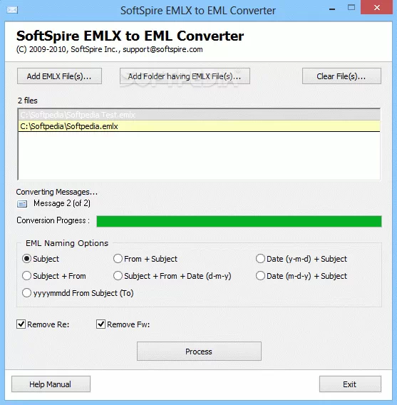 SoftSpire EMLX to EML Converter Crack With License Key Latest