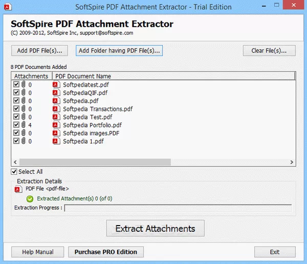 SoftSpire PDF Attachment Extractor Crack & License Key