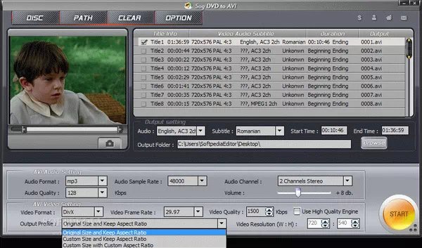 Sog DVD to AVI Crack & License Key