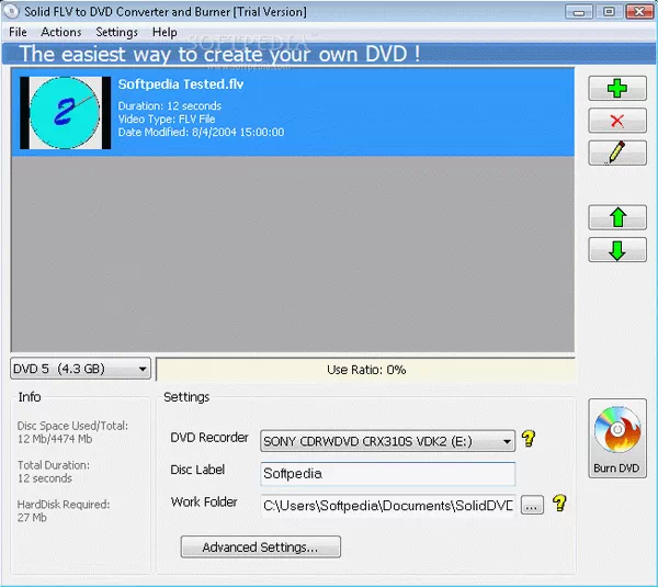 Solid FLV to DVD Converter and Burner Crack With Serial Number Latest