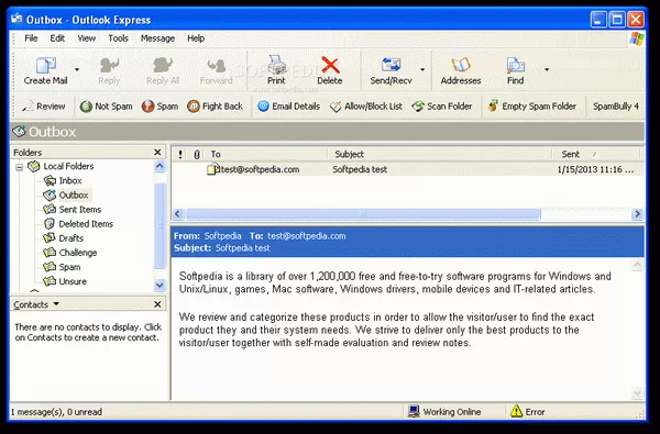 SpamBully for Outlook Express / Windows Mail Crack With Serial Number Latest