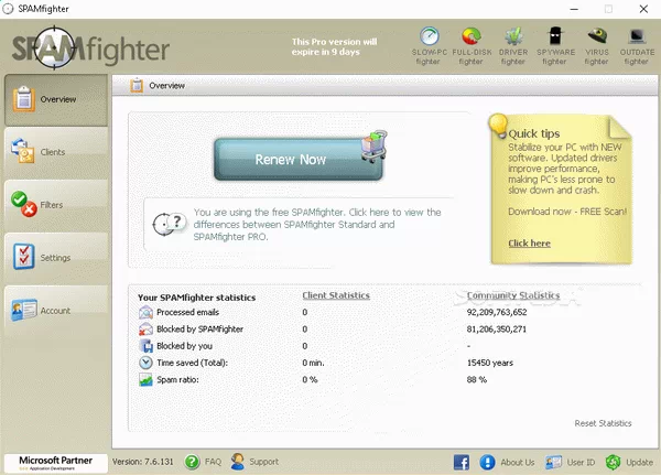 SPAMfighter Pro Crack + Activator