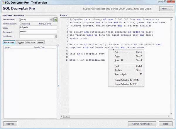 SQL Decrypter Pro Crack + Serial Key Download 2025