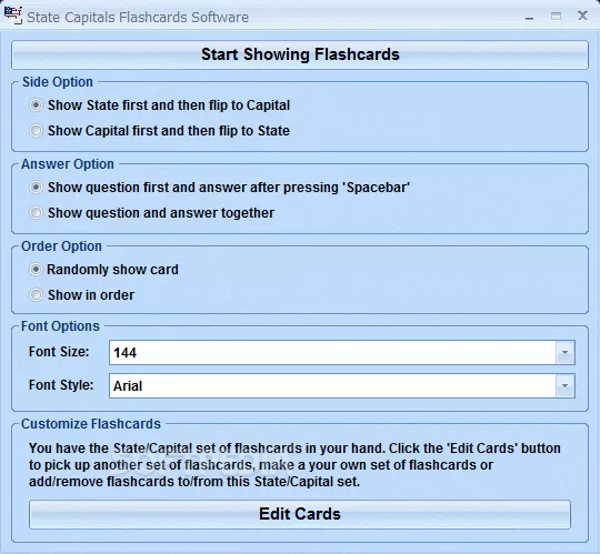 State Capitals Flashcards Software Crack + Activation Code Download