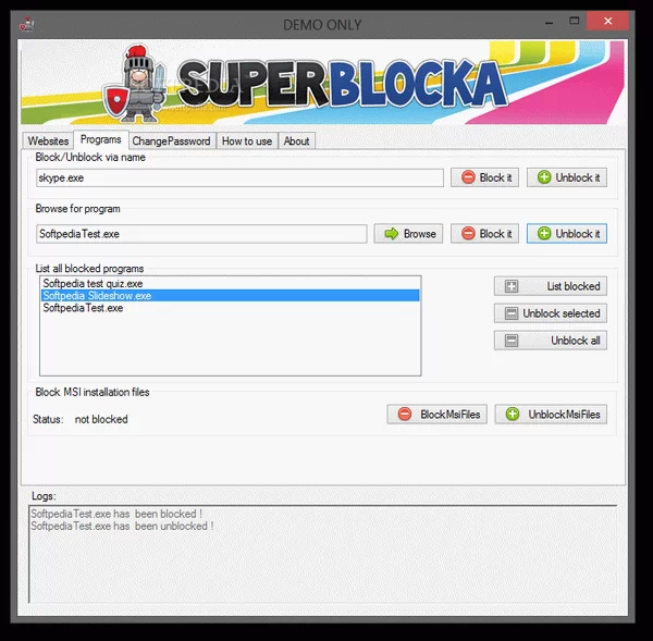 SUPERBLOCKA Crack Plus License Key