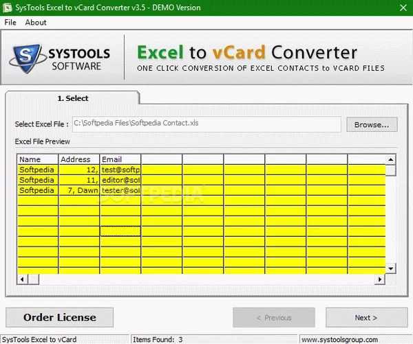 SysTools Excel to vCard Converter Crack With Activation Code Latest 2025